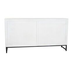 Credenza DKD Home Decor Bianco Beige Grigio Multicolore Ceramica Legno di mango 150 x 38 x 80 cm