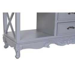 Credenza DKD Home Decor Grigio Naturale Legno di paulownia Legno MDF 132 x 40 x 84.5 cm 132 x 40 x 84,5 cm