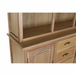 Alacena DKD Home Decor Natural 124,5 x 39 x 201,8 cm Abeto Aluminio Madera MDF