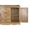 Alacena DKD Home Decor Natural 124,5 x 39 x 201,8 cm Abeto Aluminio Madera MDF