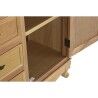 Alacena DKD Home Decor Natural 124,5 x 39 x 201,8 cm Abeto Aluminio Madera MDF