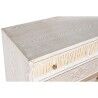 Cómoda DKD Home Decor Abeto Natural Algodão Branco (80 x 35 x 80 cm)
