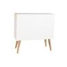 Cómoda DKD Home Decor Abeto Natural Algodão Branco (80 x 35 x 80 cm)