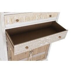 Armario DKD Home Decor Blanco Natural Cristal Abeto 86 x 40 x 180 cm 80 x 42 x 180 cm