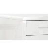 Escritorio DKD Home Decor Blanco Plateado Metal Madera MDF 120 x 55 x 76 cm