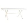 Mesa de Comedor DKD Home Decor Blanco Metal Madera de mango 180 x 90 x 76 cm