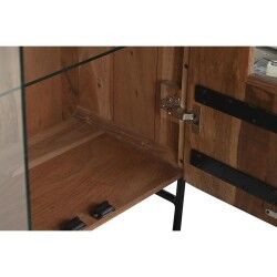 Stand Espositore DKD Home Decor 80 x 40 x 197 cm Cristallo Alluminio Acacia