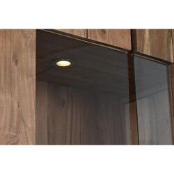 Stand Espositore DKD Home Decor 80 x 40 x 197 cm Cristallo Alluminio Acacia