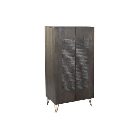 Armário DKD Home Decor Castanho Metal Madeira de mangueira 70 x 45 x 142 cm
