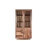 Stand Espositore DKD Home Decor Cristallo Legno d'albero della gomma 100 x 42 x 190 cm