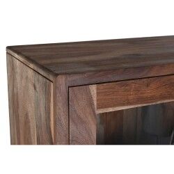 Stand Espositore DKD Home Decor Cristallo Legno d'albero della gomma 100 x 42 x 190 cm