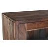 Stand Espositore DKD Home Decor Cristallo Legno d'albero della gomma 100 x 42 x 190 cm