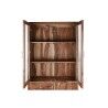Stand Espositore DKD Home Decor Cristallo Legno d'albero della gomma 100 x 42 x 190 cm