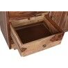 Stand Espositore DKD Home Decor Cristallo Legno d'albero della gomma 100 x 42 x 190 cm