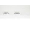 Estantería DKD Home Decor Blanco Metal Madera de mango 90 x 40 x 180 cm