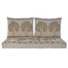 Sillón DKD Home Decor Amarillo Azul Beige 145 x 76 x 1 cm