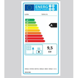 Inserto de madera Tertio 76 Supra 9,5 kW