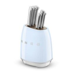 Conjunto de Facas de Cozinha e Suporte Smeg KBSF02PB