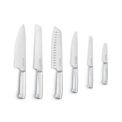 Ensemble de couteaux de cuisine et support Smeg KBSF02PB