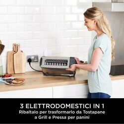 Toaster NINJA Silberfarben 1200 W 3 in 1