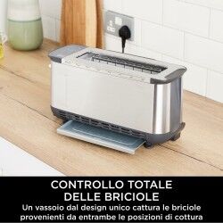 Toaster NINJA Silberfarben 1200 W 3 in 1