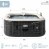 Spa Insuflável Intex 4 pessoas 795 L