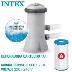 Piscina Desmontável Intex 400 x 122 x 400 cm 400 x 200 x 122 cm