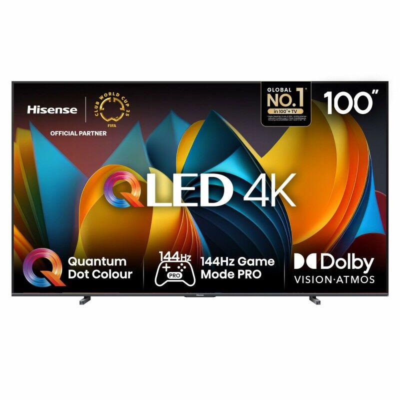 Smart TV Hisense 100E7NQ     100 100" 4K Ultra HD LED HDR QLED Nero