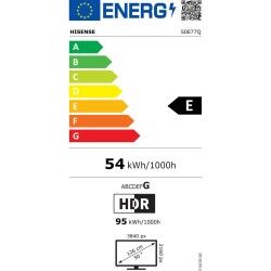 TV intelligente Hisense 50E77Q       50 50" 4K Ultra HD HDR QLED