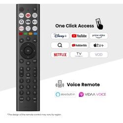 TV intelligente Hisense 55E77Q       55 55" 4K Ultra HD HDR QLED
