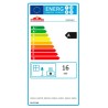 Cheminée centrale à bois suspendue Huelva C 4 Vitres Bronpi 16 kW