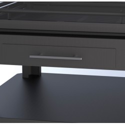 Lareira central a lenha Huelva 4 vidros Bronpi 16 kW