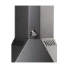 Cheminée centrale à bois Huelva 4 Vitres Bronpi 16 kW