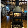 Huelva Holzkamin mit 4 Gläsern Bronpi 16 kW