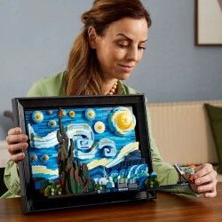 Jogo de Construção   Lego The Starry Night - Vincent Van Gogh 21333         2316 Peças