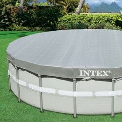 Cobertura de Piscina Intex 28040 ULTRA FRAME Ø 488 cm 488 x 25 x 488 cm