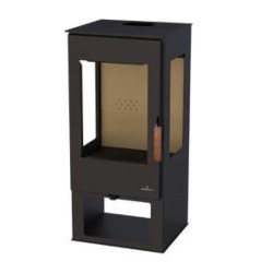 Fogão a lenha Bronpi Estrella 3C 7kW com 3 lados envidraçados