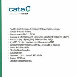 Campana Convencional Cata SYGMA7010BK