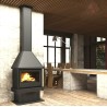 Lisboa Vision Front Holzkamin Bronpi 11 kW mit