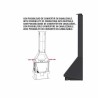 Lisboa 3-sided wood-burning fireplace Bronpi 13 kW