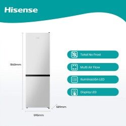 Frigorifero combinato Hisense RB390N4AWE  186 Bianco 304 L