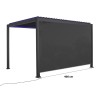 ELEC Cortina de toldo lateral pérgola bioclimática Habrita 4m