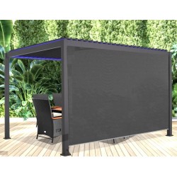ELEC Bioclimatic Pergola Seitenmarkis Vorhang Habrita 4 m