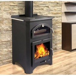Bronpi Monza 14kW Holzofen mit Backofen und Herd