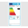 Luisella 5.0 Maxi Extraflame 7kW Schmaler belüfteter Pelletofen Graphitgrau