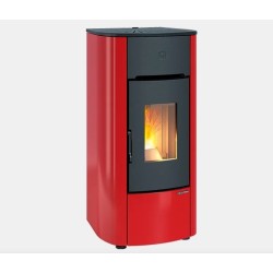 Mariella Plus 7.5 kW ducted pellet stove Extraflame Bordeaux