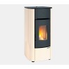 Poêle à granulés canalisé Mariella Plus 7.5 kW Extraflame Ivoire