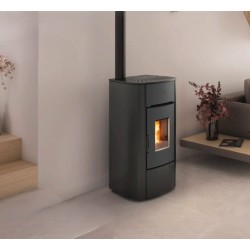 Poêle à granulés ventilé Mariella 7 kW Extraflame Noir