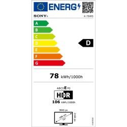 Smart TV Sony K75XR55BP