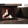 Quattro 60 wood insert A.Caminetti 2 Left glazed sides